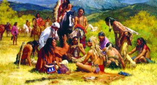 Howard Terpning - Индейцы северной Америки (45 работ) (1 часть)