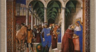 Живопись художника Беноццо Гоццоли (Benozzo Gozzoli 1420—1497) (35 работ)