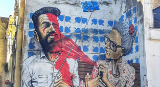 Искусство в городе: власти разрешили уличным художникам разрисовать Лиссабон (21 фото)