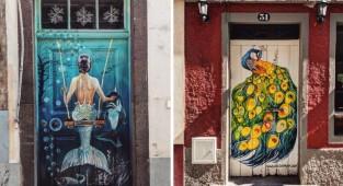 Уличная галерея: расписные двери острова Мадейра (29 фото)