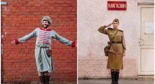 Прошлое в настоящем: 14 персонажей русской истории в проекте самарского фотографа (15 фото)