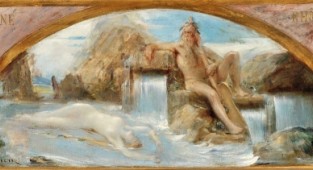 Французский художник Lеon Francois Comerre (1850-1916) (54 работ)