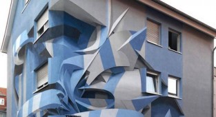 3D-граффити и потрясающий стрит-арт (15 фото)