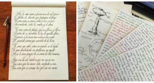 Искусство красивого письма: 50 примеров идеального почерка (51 фото)