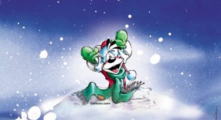 Diddl Mouse Christmas Illustration (12 работ)