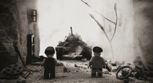 Исторические моменты Венгерского восстания 1956 года, реконструированные с LEGO (6 фото)