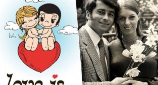 История появления комиксов "Love is..." и жизненный путь их создателей (9 фото)
