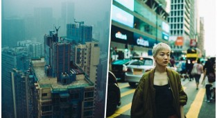 Немецкий стрит-фотограф сделал серию потрясающих снимков футуристических бетонных джунглей Гонконга (21 фото)