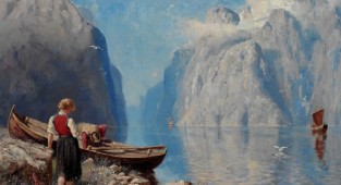 Норвежский художник Hans Dahl (1849-1937)
