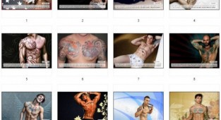 Calendars 2013 - Men Tattoo (16 фото)