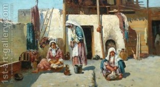 Русский живописец Рихард-Карл Карлович Зоммер (1866 — 1939) (74 работ)