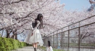 Японка фотографируется со своей кукольной копией - и это очень красиво (30 фото)