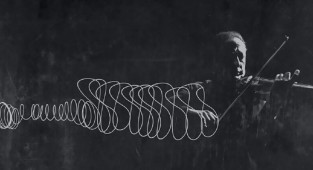 Танец смычка Яши Хейфеца в фотографиях 1952 года (6 фото)