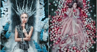 Лесные принцессы и русалки: пермский фотограф снимает сказочных красавиц в лесах Прикамья (29 фото)