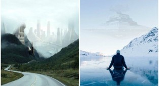 Реальность и вселенная "Звездных войн" объединились в работах Жана О'Филда (11 фото)