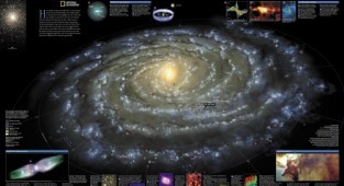 Карта нашей Галактики (1 фото)