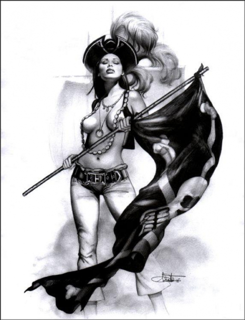 Рисованные пиратки