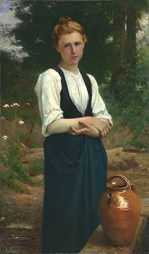 Французский художник Francois Alfred Delobbe (1835-1920) (31 работ)