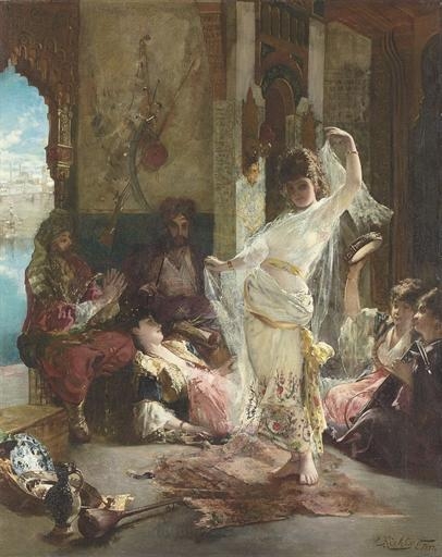 Французский художник Edouard Frederic Wilhelm Richter (1844-1913) (36 работ)
