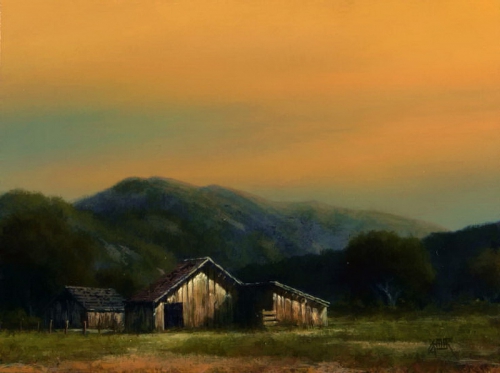 Painting Charles White and Mark Geller. Landscapes of America (19 работ)