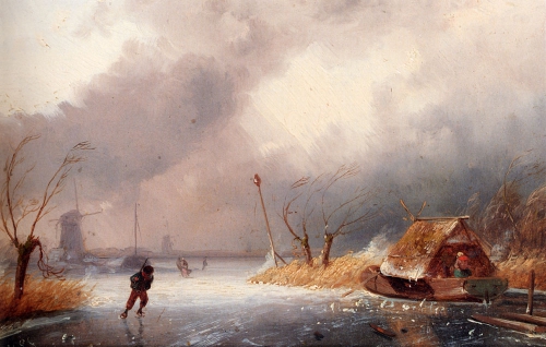Чарльз Ликерт (19 век). Зимний пейзаж (11 работ)