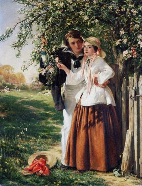 Английский художник John Callcott Horsley (1817-1903) (60 работ)