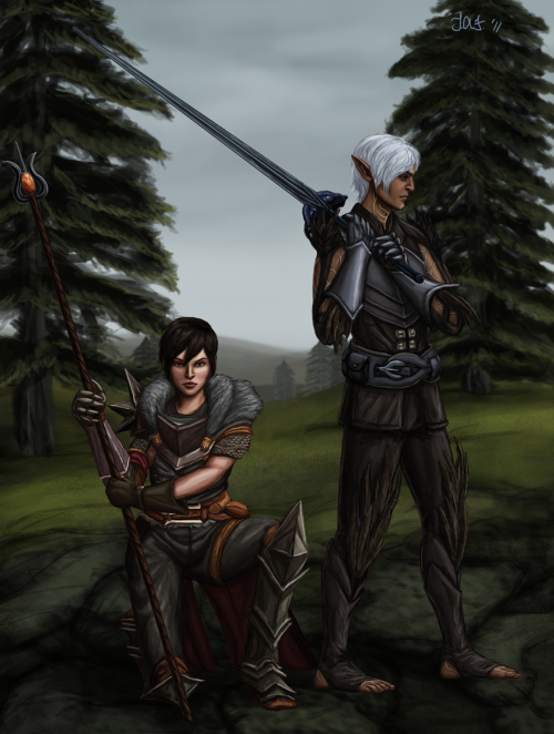 Dragon Age 2 - 88 авторских рисунков (88 работ)
