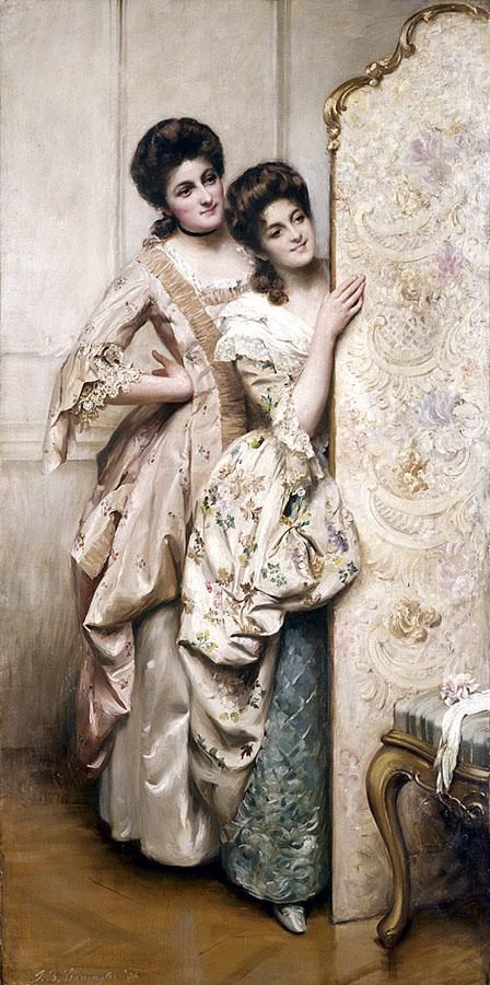 Английский художник Thomas Benjamin Kennington (1856 - 1916) (48 работ)