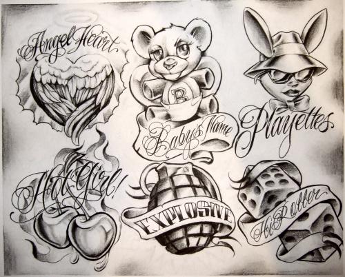 The Name Game By Boog Star Tattoo Sketch Books Flash Sets