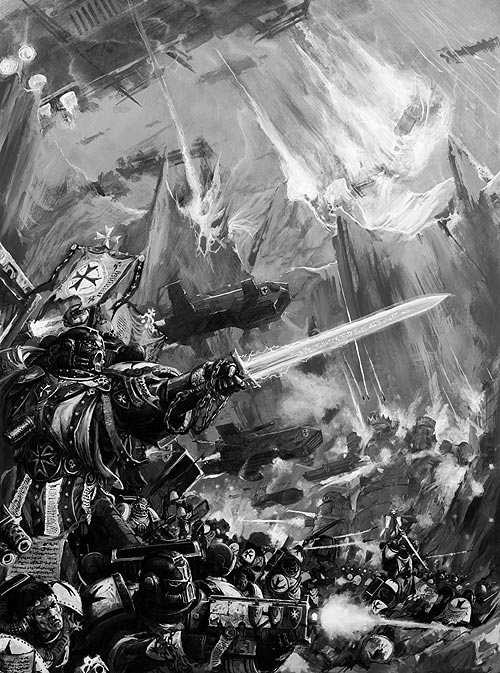 Збірник ілюстрацій різних художників для шанувальників Warhammer 40000 (1000 робіт) (1 частина)