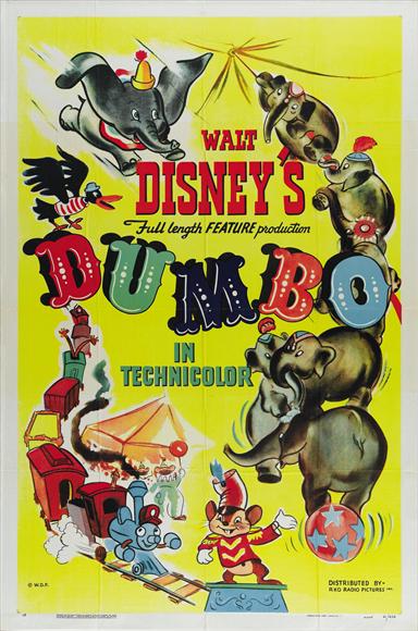 Дамбо - материалы из коллекции студии Walt Disney (173 работ)