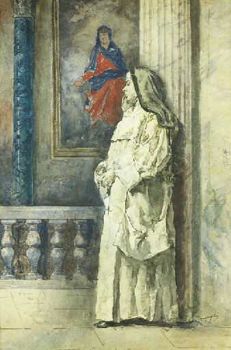 Итальянский художник Eugenio Eduardo Zampighi (1859-1944) (116 работ)