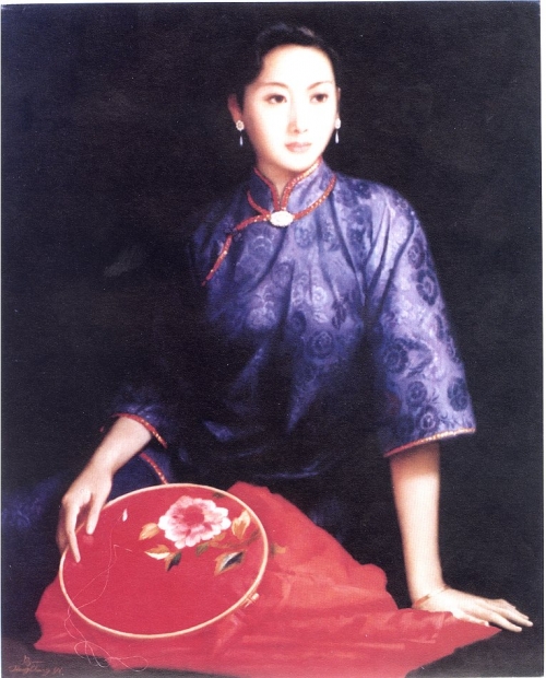 Портреты женщин (Portrait of chinese women) (233 работ)
