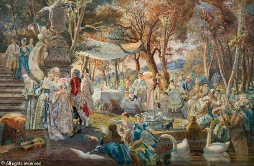Художник Belisario Gioja (Italian, 1829-1906) Акварель (39 работа)