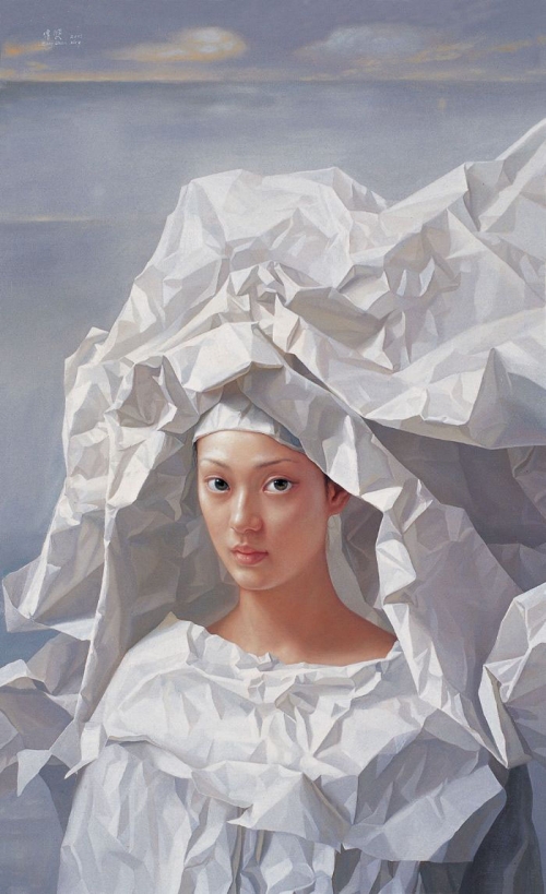 Китайский художник Zeng Chuanxing - "Paper Brides" (25 работ)