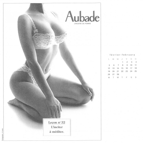 Aubade Lingerie Calendar 2001-2011 (144 фото) (эротика)