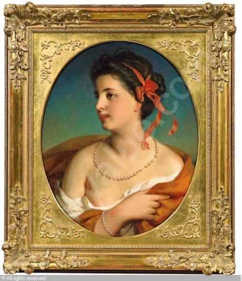 Австрийский художник Friedrich von Amerling (1803–1887) (135 работ)