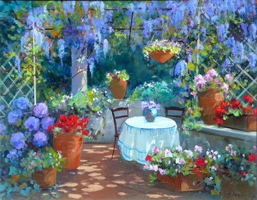 Солнечно-цветочная живопись Maria Serafina (18 работ)