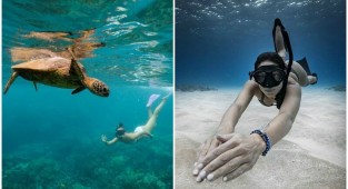 "Большой и синий океан": фотограф-фридайвер показал удивительную серию подводных кадров (59 фото)