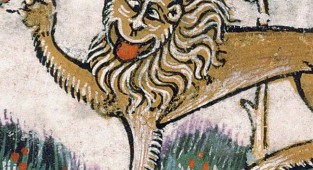 Похоже, средневековые художники никогда не видели настоящего льва (24 фото)