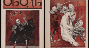 Russian satirical magazines of 1906 (21 pictures)