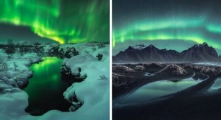 25 победителей фотоконкурса на самое впечатляющее полярное сияние (26 фото)