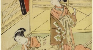 Artworks by Suzuki Harunobu (1724-1770) (690 works) (1 part)