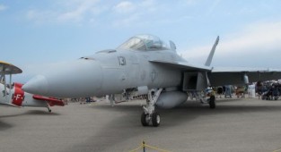American carrier-based fighter Boeing F-18F Super Hornet (98 photos)