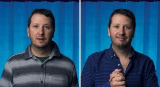 Фотограф запечатлел эмоции мужчин до и после того как они стали новоиспечёнными отцами (6 фото)
