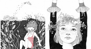 Моё детство — красивые и поэтичные иллюстрации от художницы Светы Дорошевой (12 фото)