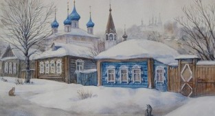 Watercolor by Natalia Rubacheva (38 works)