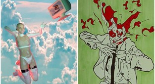 15 психоделических произведений искусства, от которых вам станет не по себе (16 фото)