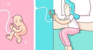15 cynical illustrations from a Canadian artist who showed how much we depend on gadgets (15 photos)
