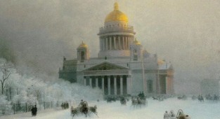 Зимние пейзажи Айвазовского. Смотрим, как мастерство художника пересилило нелюбовь к холодам (8 фото)